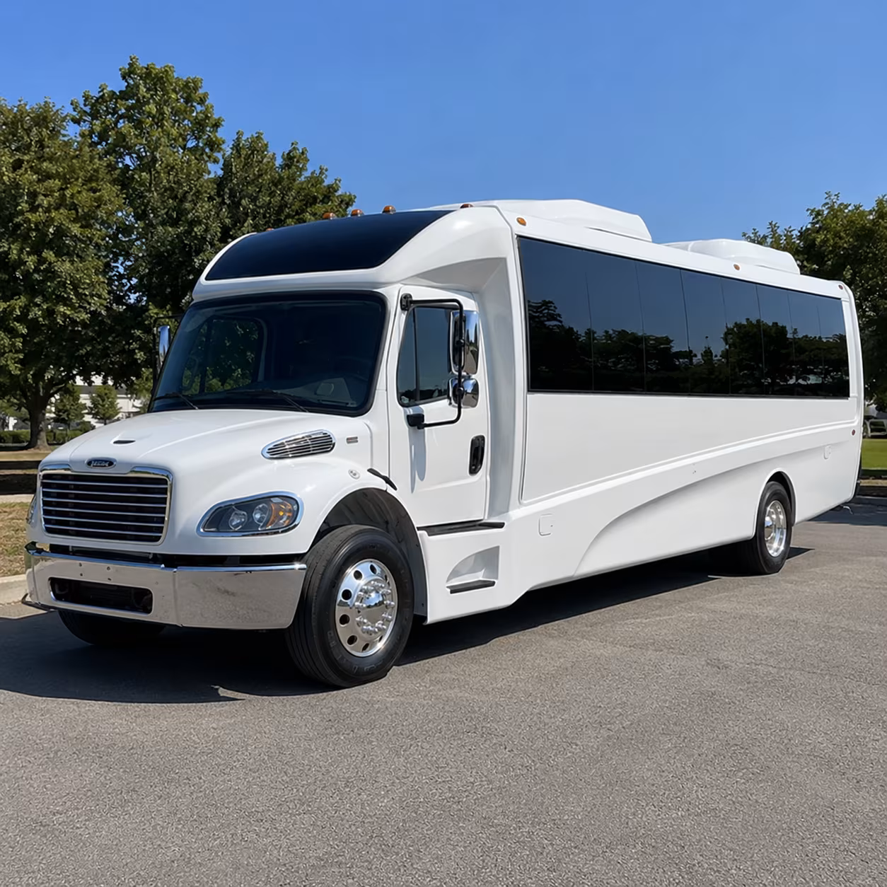how bus type and group size affect bus rental rates in salem