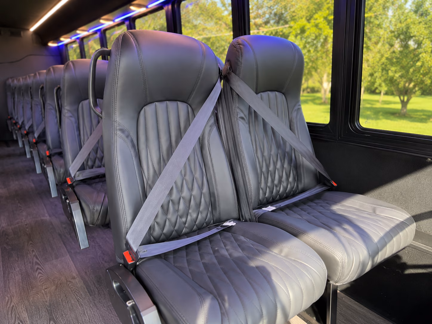 salem 20 passenger minibus interior