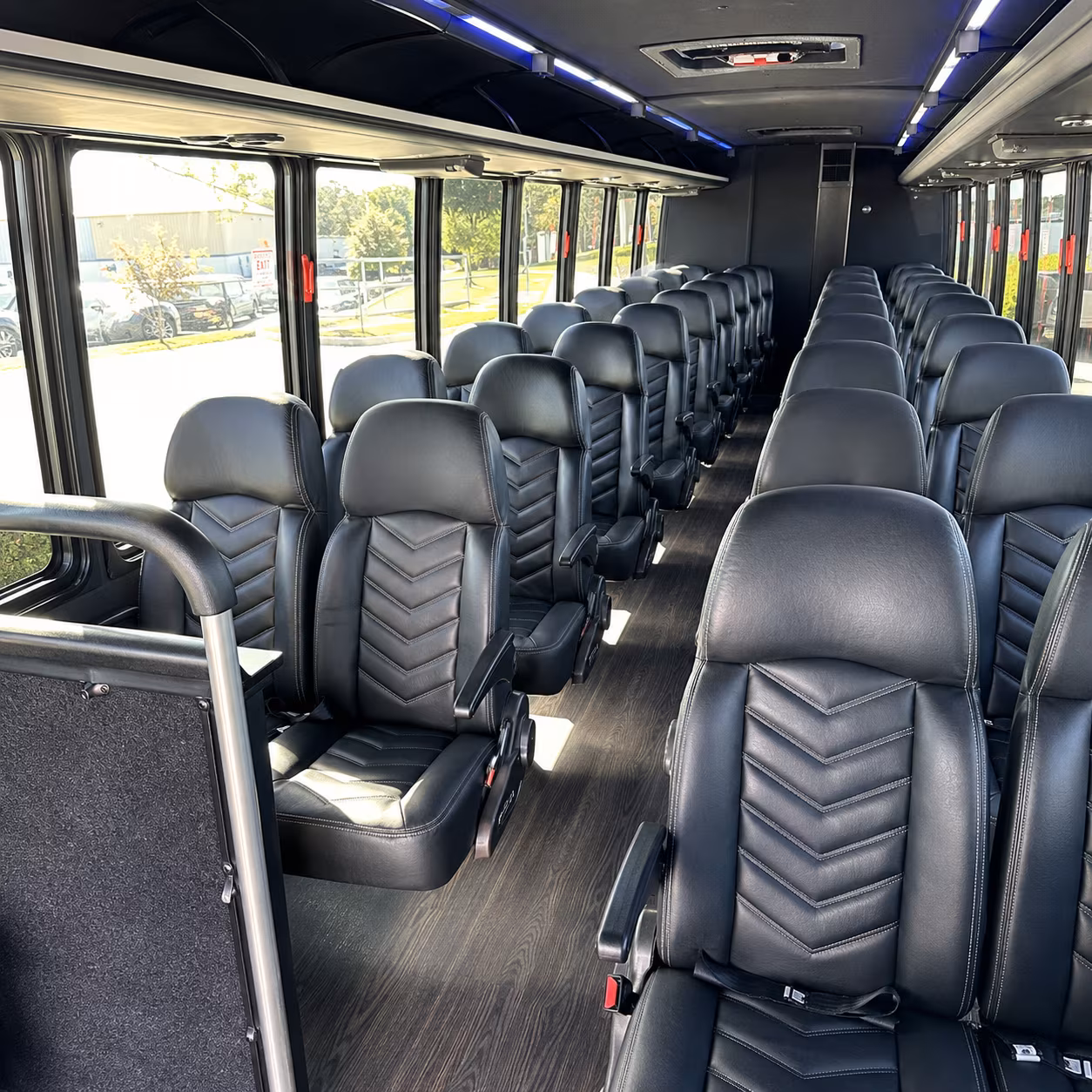 salem 28 passenger minibus inside