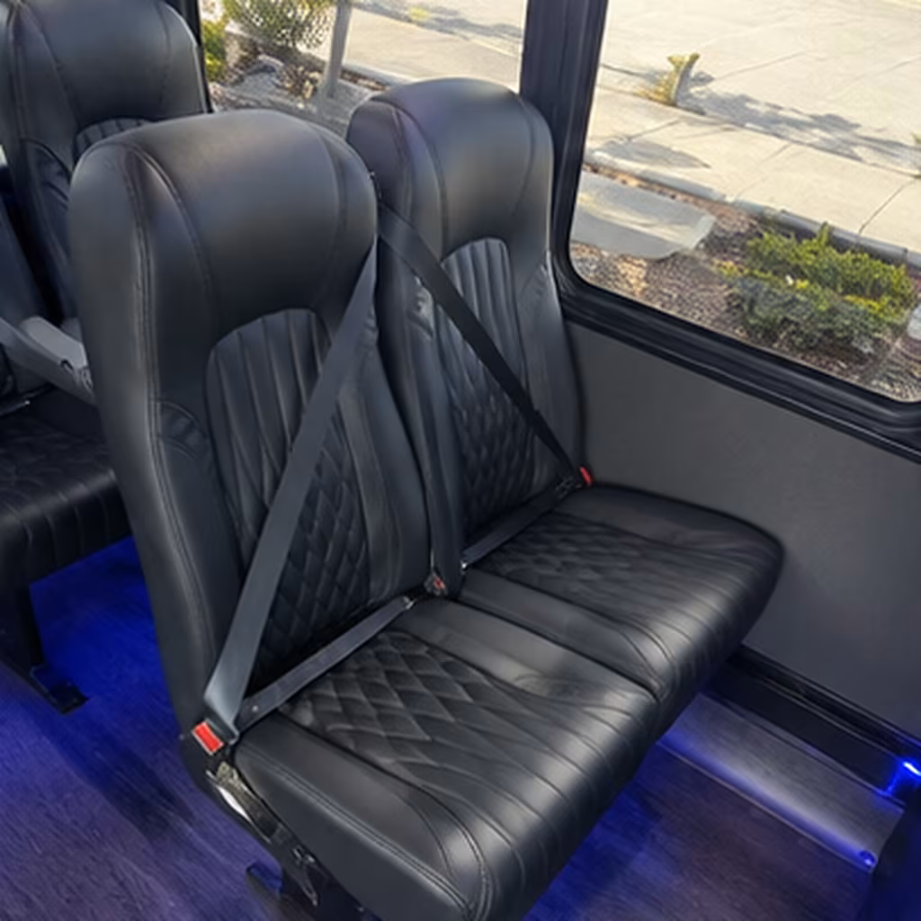 salem 28 passenger minibus interior
