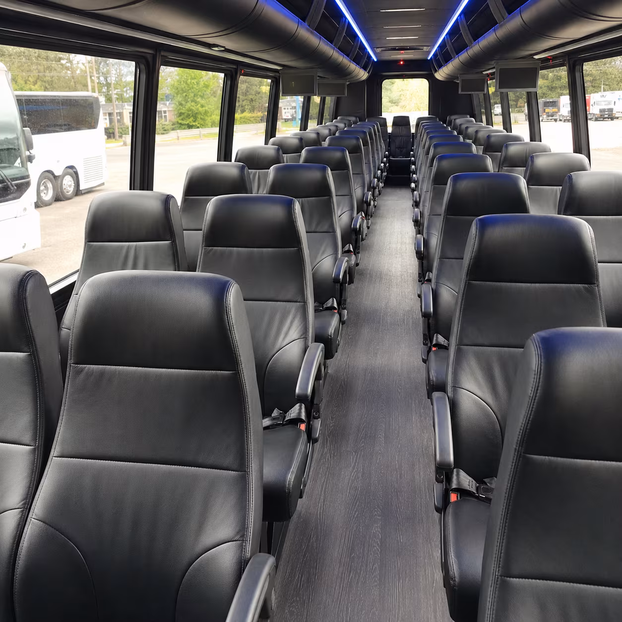 salem 35 passenger minibus inside