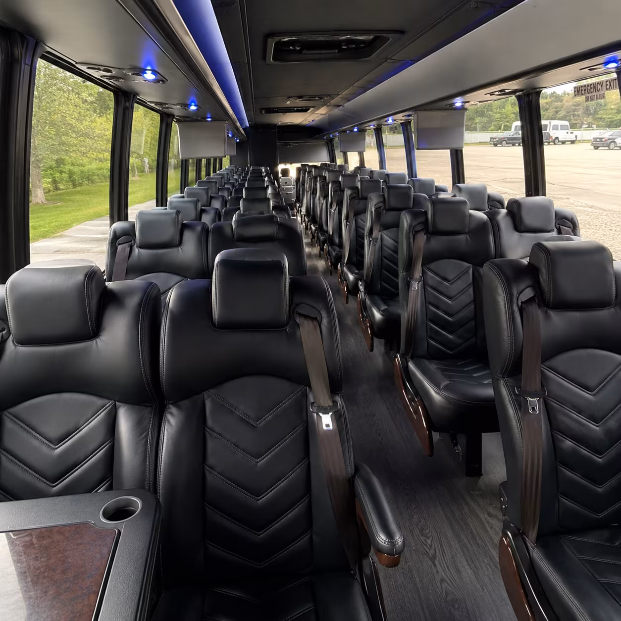 salem 35 passenger minibus interior