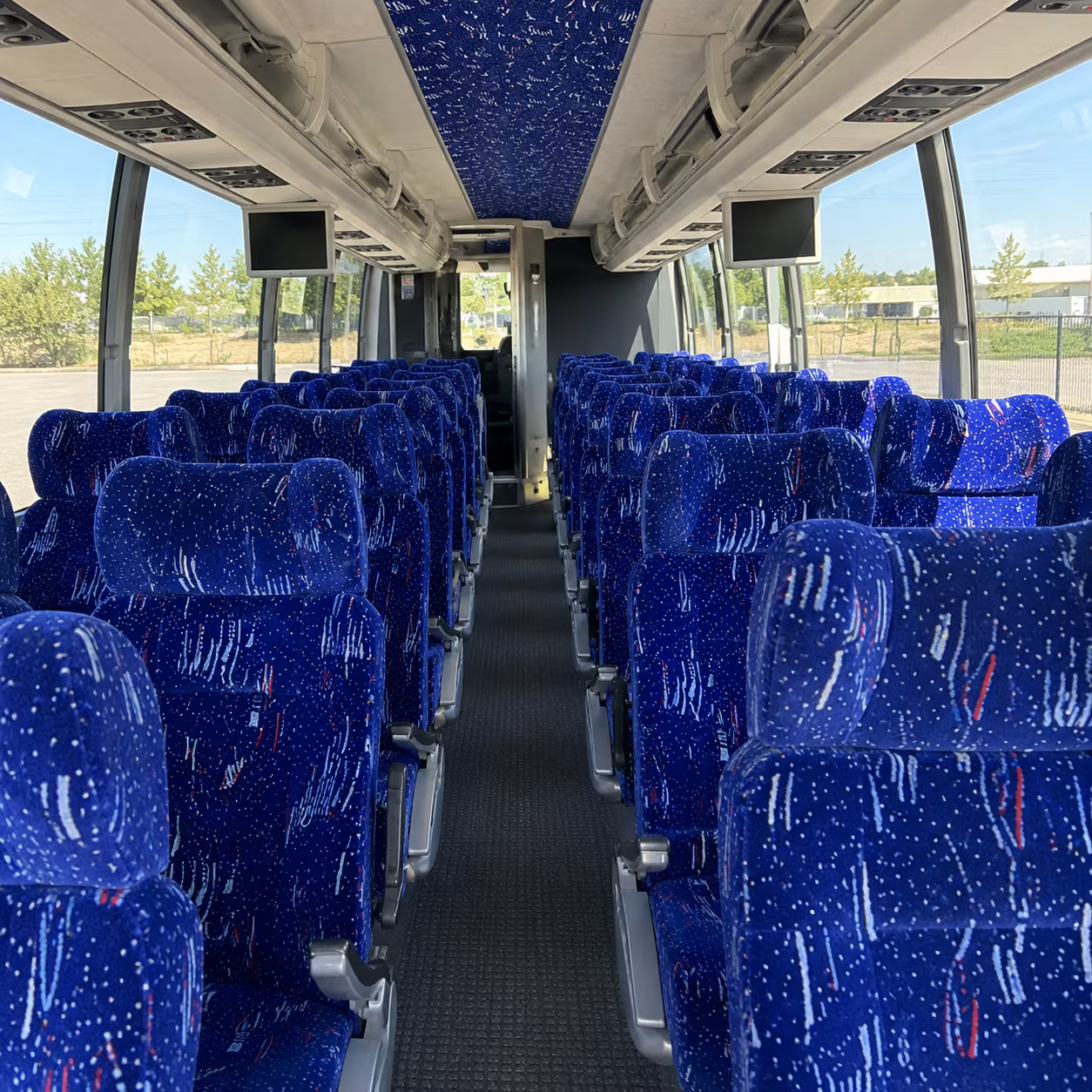 salem 54 passenger charter bus interior