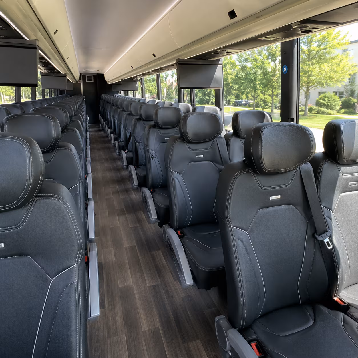 salem charter bus inside