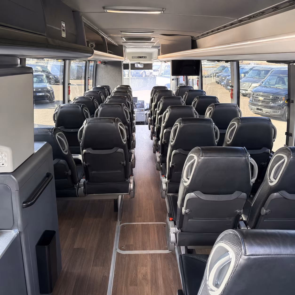 salem charter bus interior