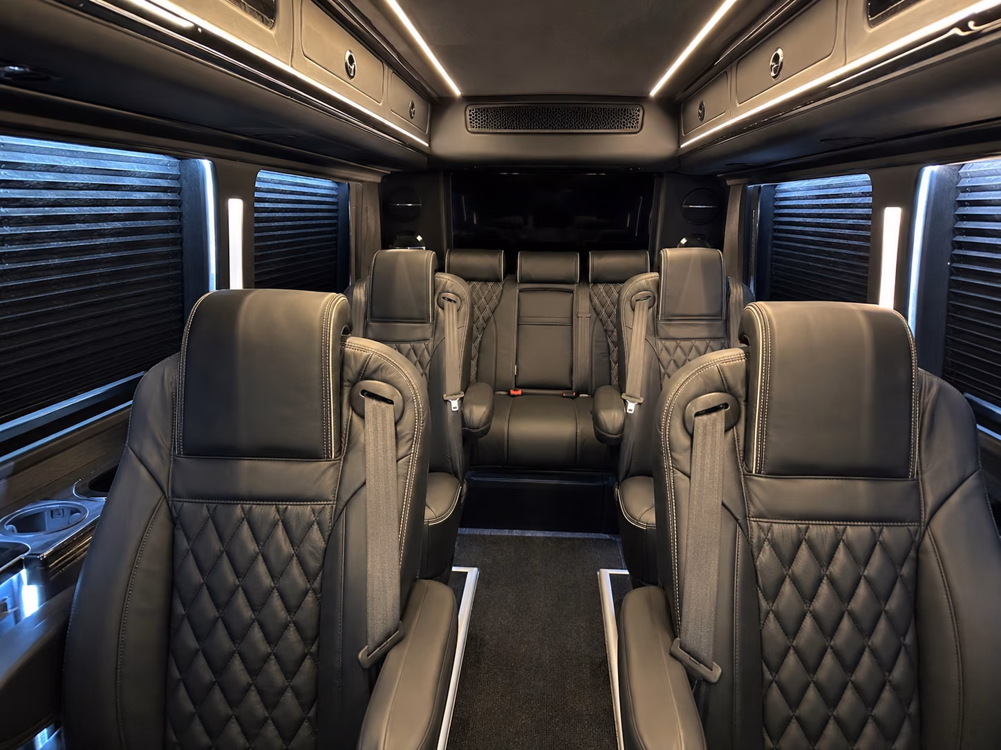 salem sprinter van with driver inside
